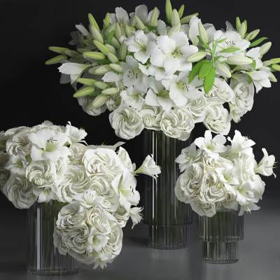 现代花束花瓶摆件 花瓶花艺摆件